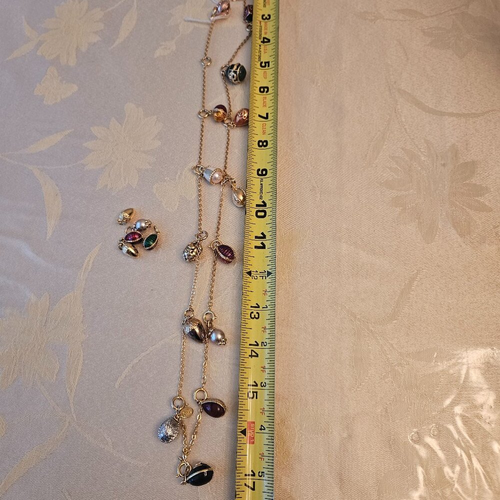 Vintage Joan Rivers Faberge Egg Necklace - Picture 15 of 16